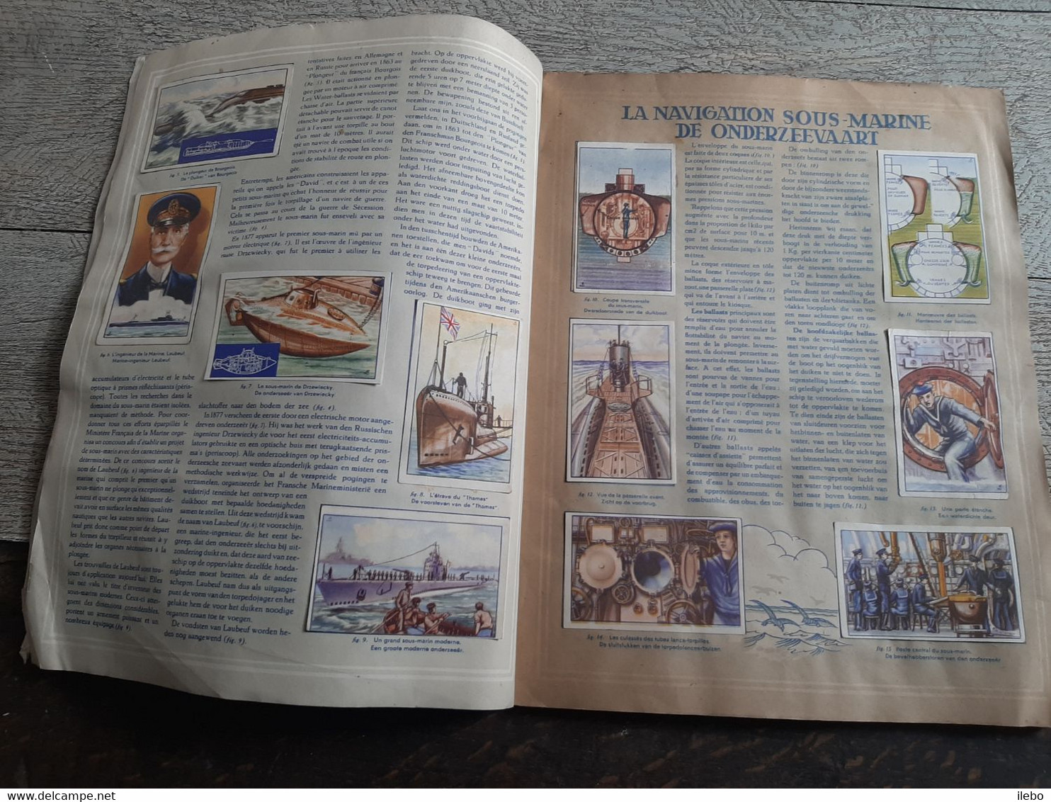 Album Chromos Images  Chocolat Aiglon Sous Marins Onderzeeers Uboat Complet Marine Navigation - Aiglon