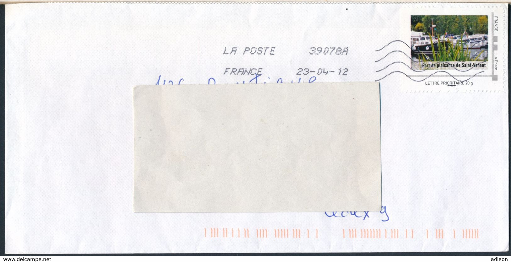 France-IDTimbres - Port De Plaisance De Saint-Venant - YT IDT 7 Sur Lettre Du 23-04-2012 - Briefe U. Dokumente