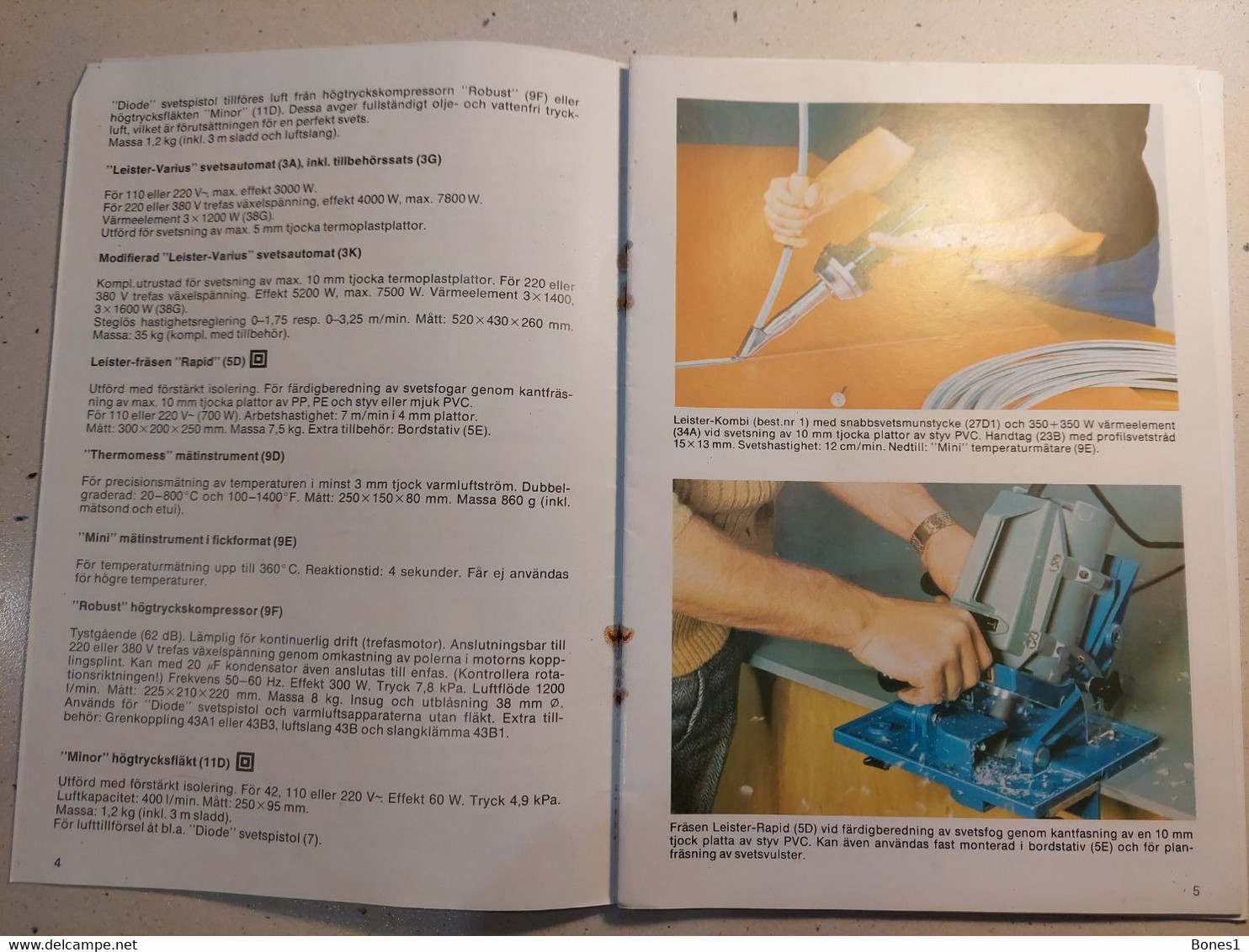 Tools Technical Plans 1978 - Machines