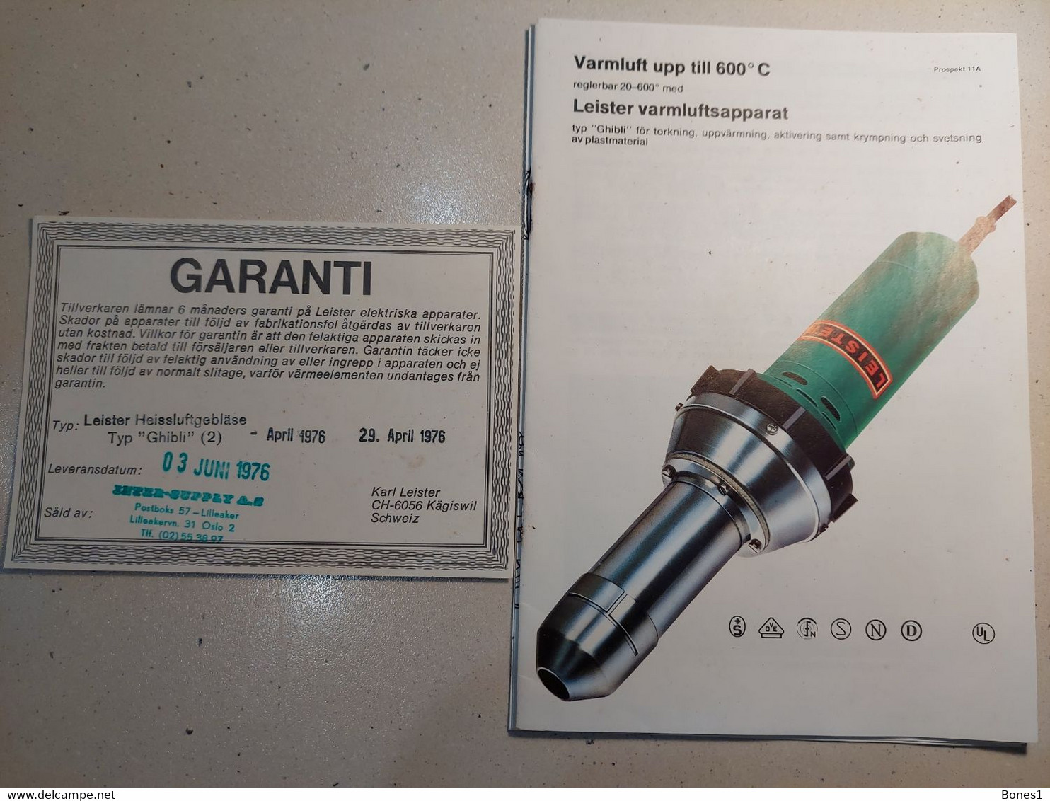 Tools Technical Plans 1976 - Machines