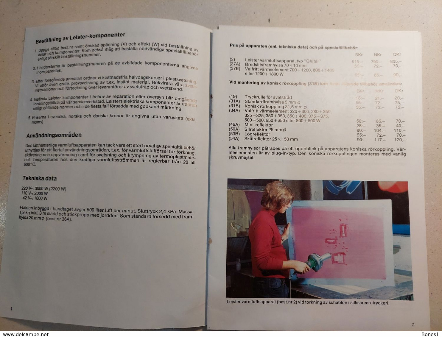 Tools Technical Plans 1976 - Machines