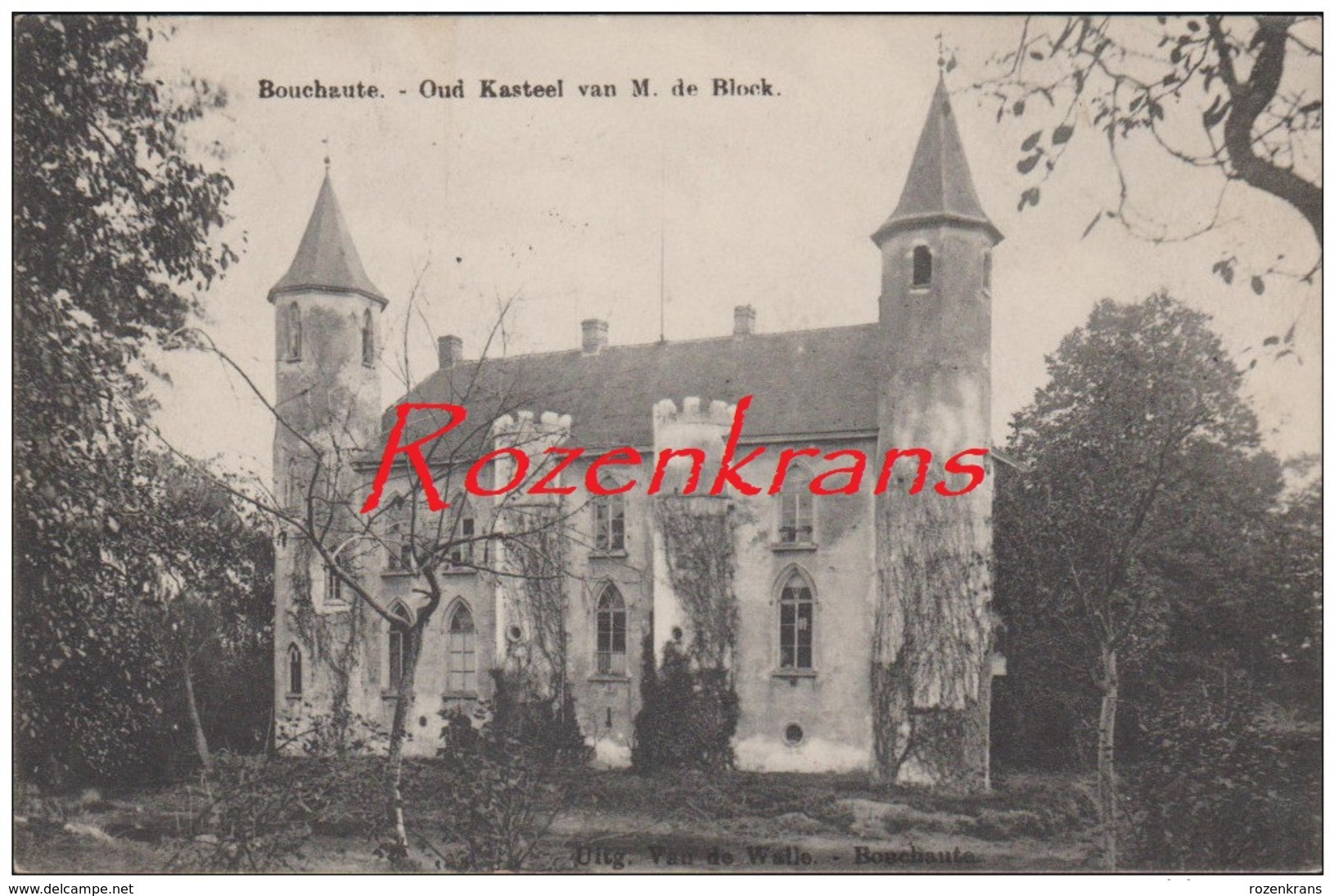 Bouchaute Oud Kasteel Van M. De Block - Boekhoute Assenede Meetjesland (In Zeer Goede Staat) - Assenede