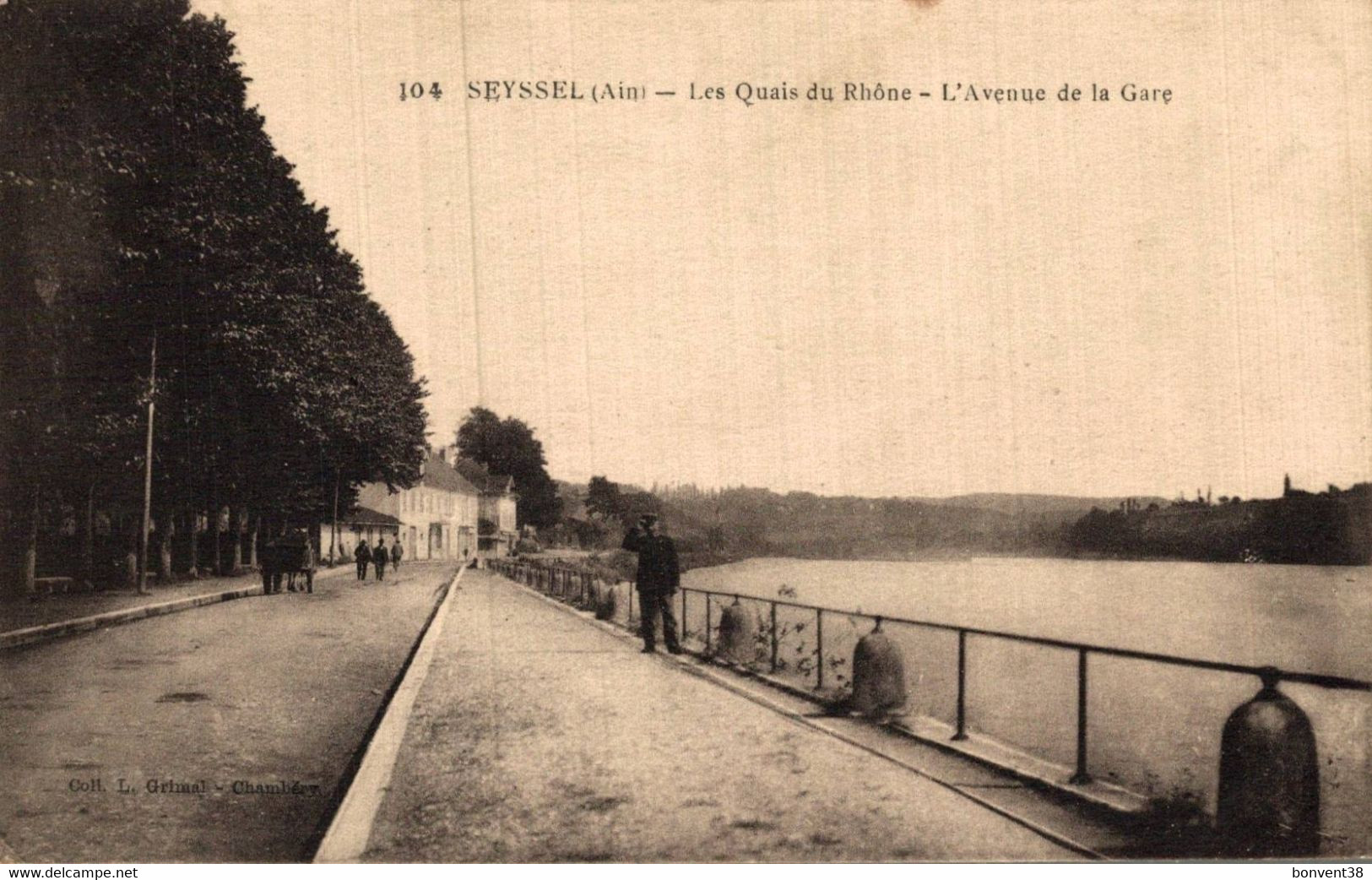 I1712 - SEYSSEL - D01 - Les Quais Du Rhône - L'Avenue De La Gare - Seyssel