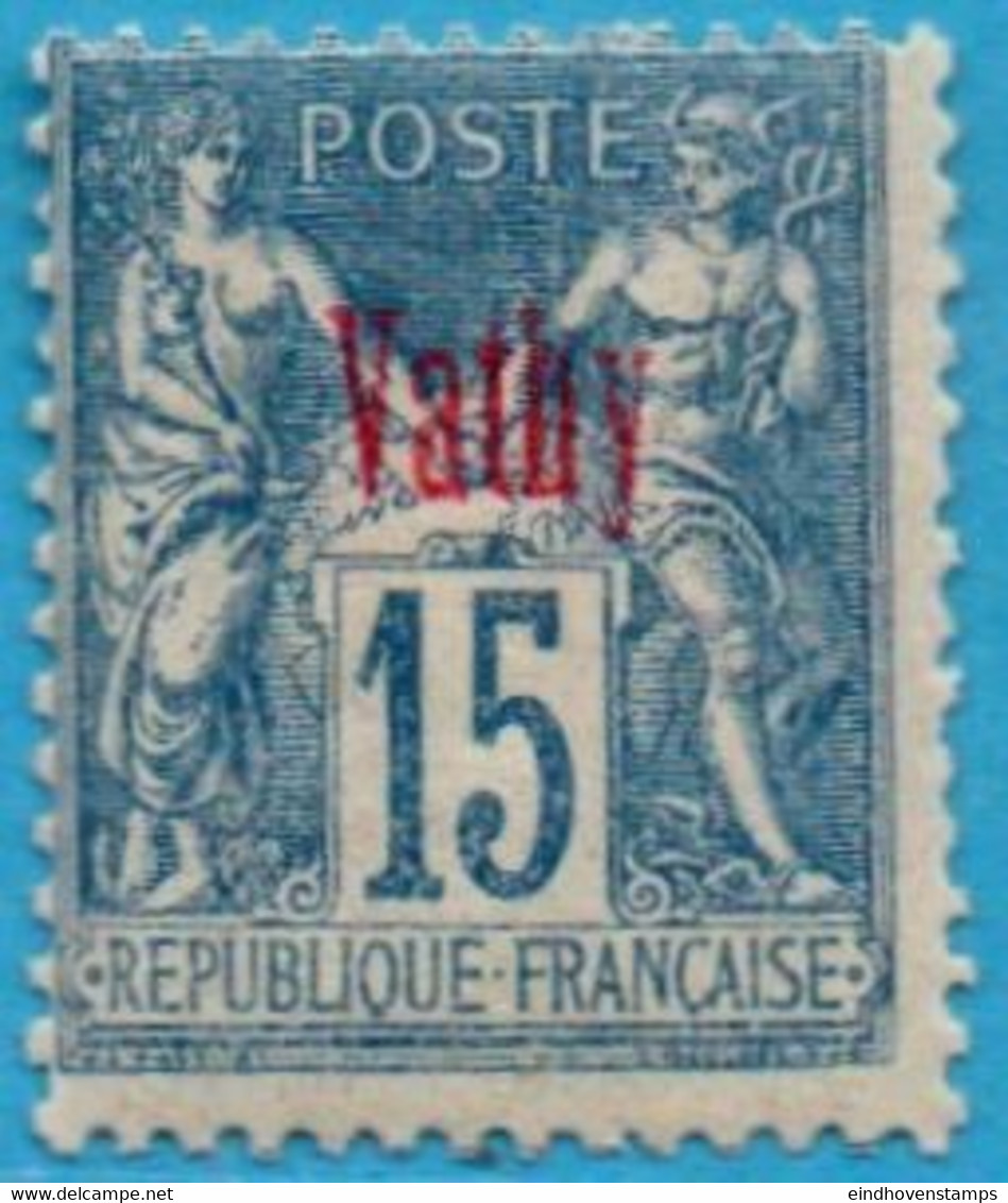 Vathy Bureau Français 1893 15 C MH French Office 2212.1804, French Office, Samos - Unused Stamps