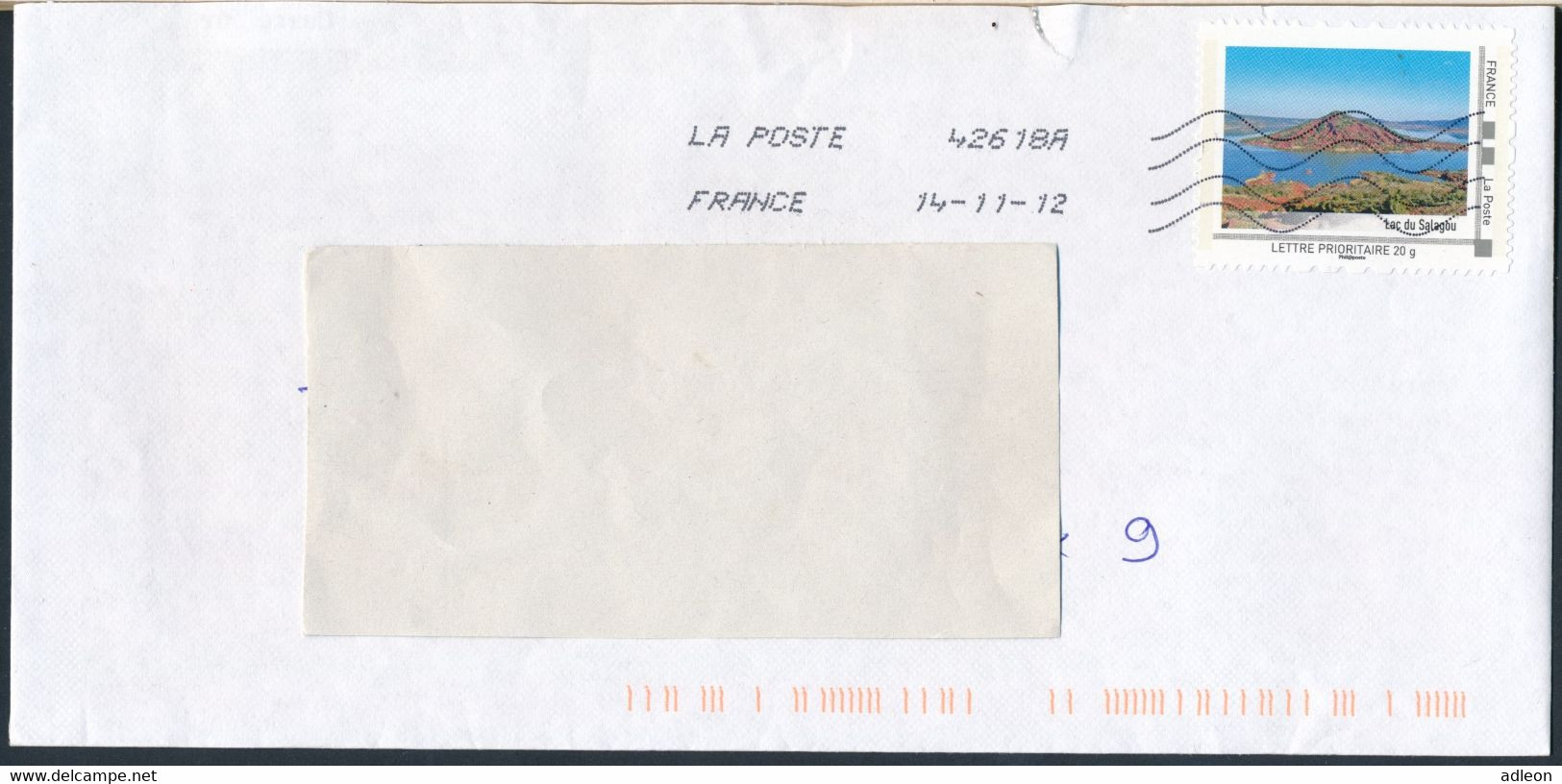 France-IDTimbres - Lac Du Salagou - YT IDT 7 Sur Lettre Du 14-11-2012 - Cartas & Documentos