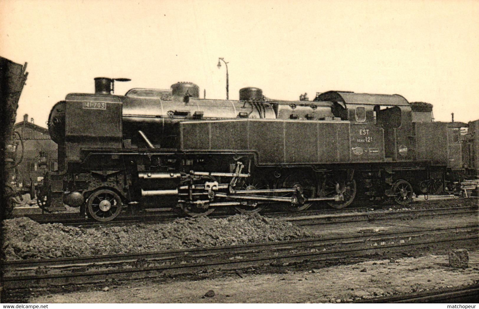 LOCOMOTIVES DE L'EST - Machine Tender 141 Tc 709 - Matériel