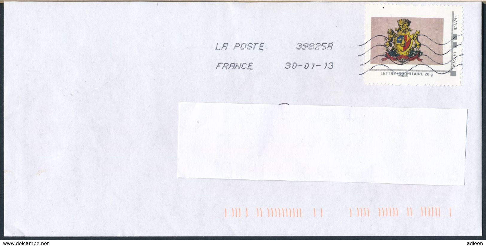 France-IDTimbres - Blason Des CRS 194 - YT IDT 7 Sur Lettre Du 30-01-2013 - Briefe U. Dokumente
