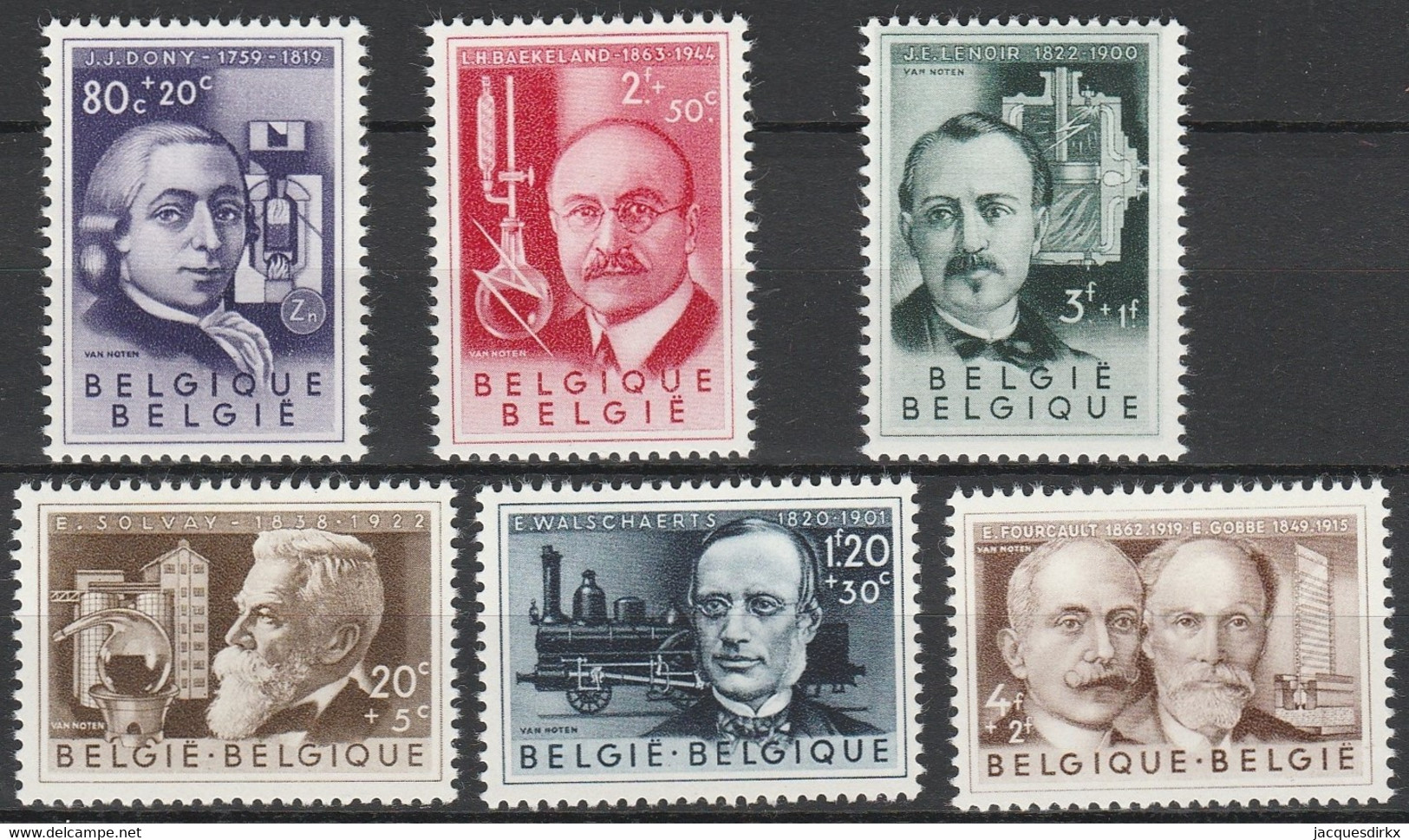 Belgie  .   OBP   .    973/978     .    **   .    Postfris   .  /  .   Neuf Avec Gomme Et SANS Charnière - Ungebraucht