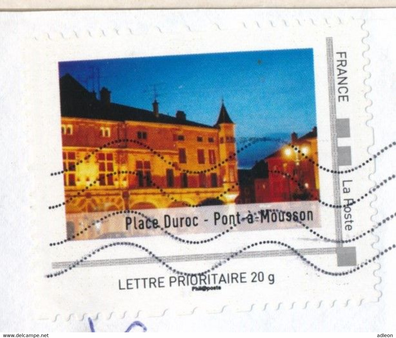 France-IDTimbres - Place Duroc - Pont-à-Mousson - YT IDT 7 Sur Lettre Du 13-02-2013 - Cartas & Documentos