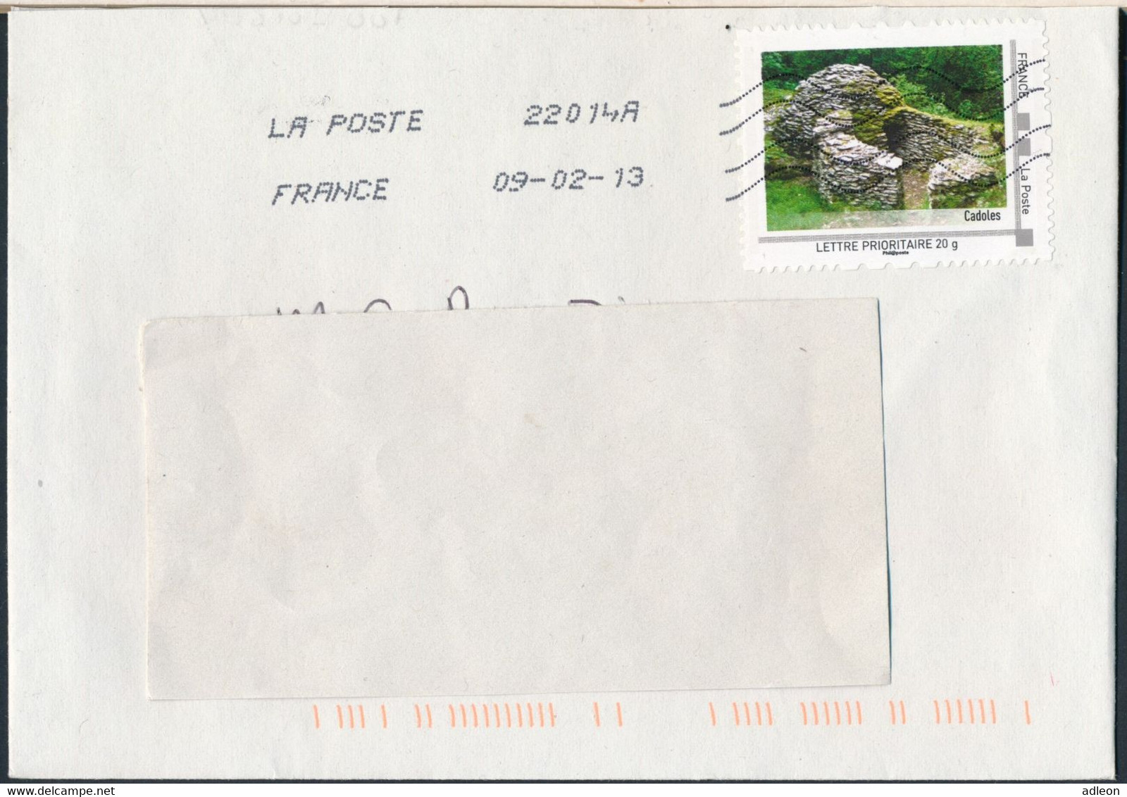 France-IDTimbres - Cadoles En Champagne - YT IDT 7 Sur Lettre Du 09-02-2013 - Cartas & Documentos