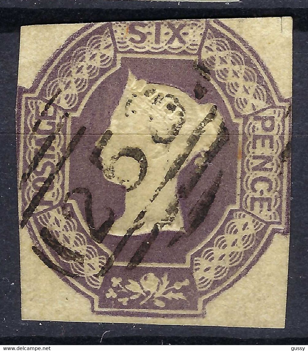 GRANDE BRETAGNE 1847-54: Le Y&T 5, B Obl. "253", Forte Cote - Used Stamps