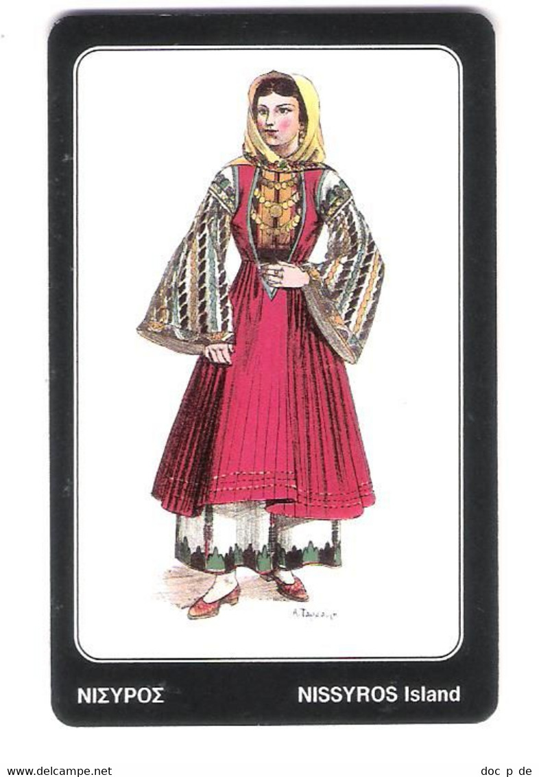 Greece - Griechenland - Frau - Woman - Trachten - Costume Tracht Nissiros -  10/97 - Grèce