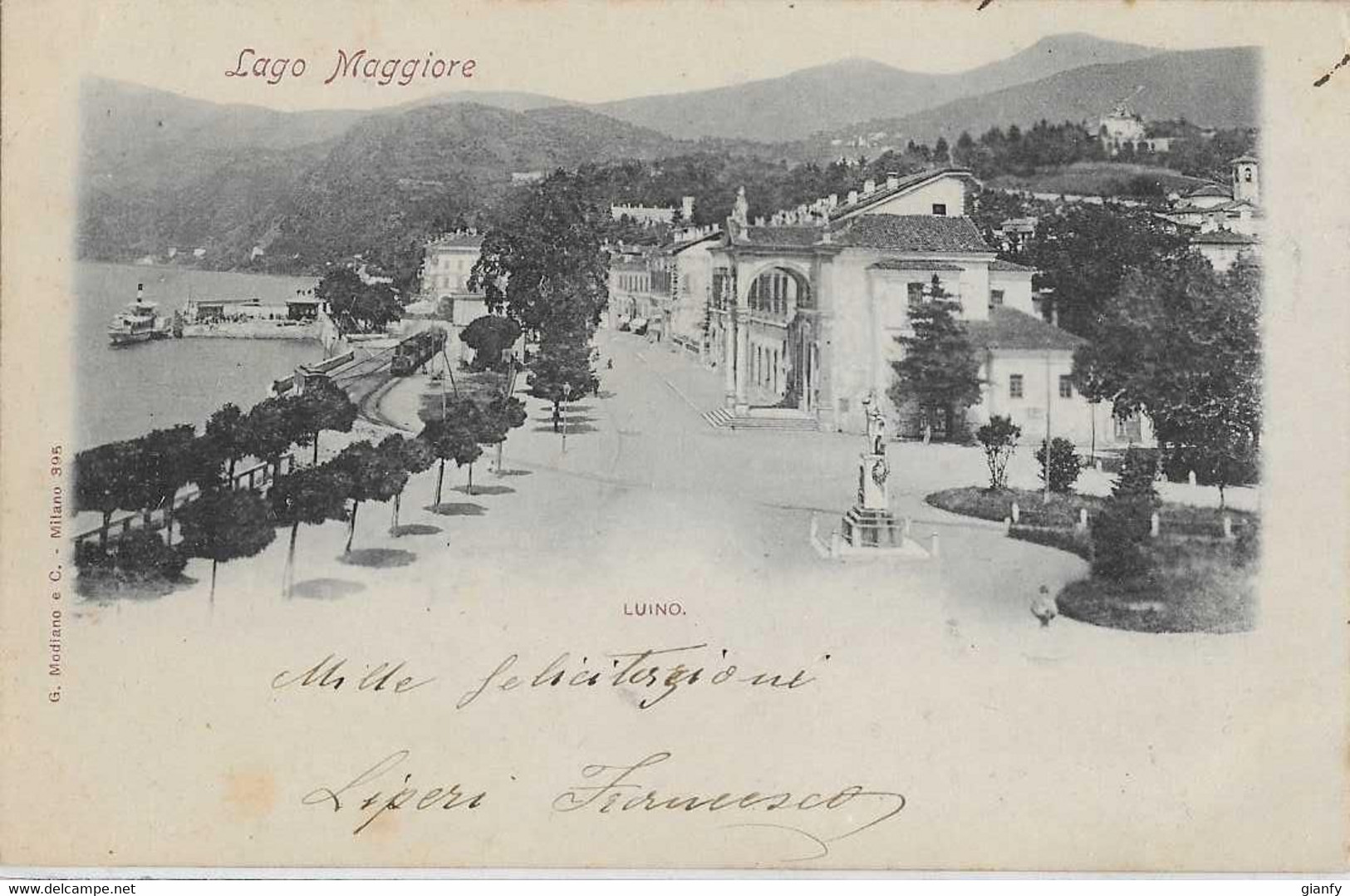 LUINO LAGO MAGGIORE 1900 - Luino