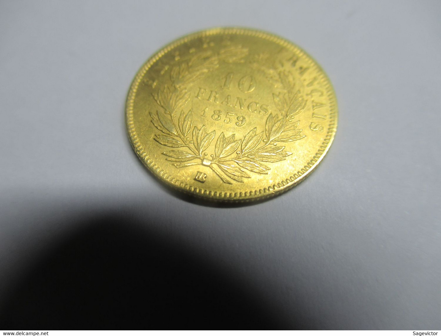 10 Francs Or 1859 BB - 10 Francs (oro)