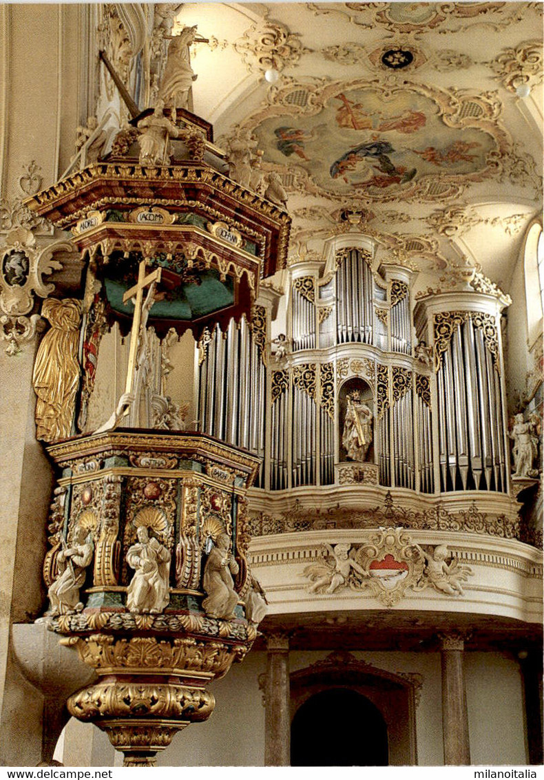 Mariastein, Kloster - Kanzel, Grosse Orgel (125) - Metzerlen-Mariastein