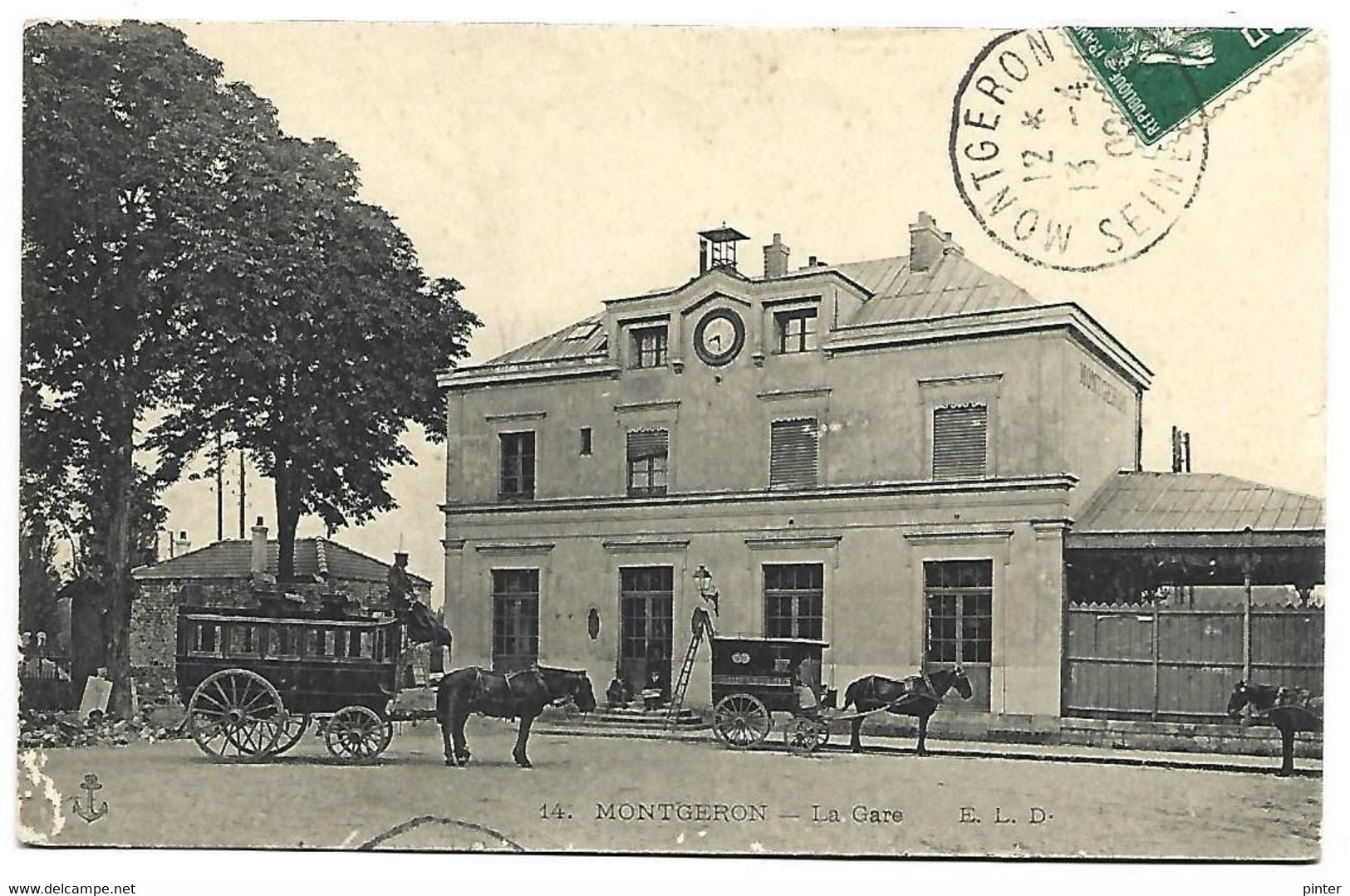 MONTGERON - La Gare - Diligence - Montgeron