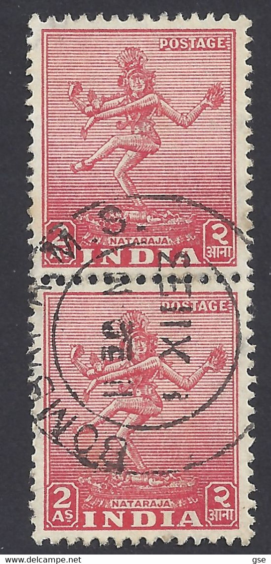 INDIA 1949 - Yvert 11° (x2) - Serie Corrente | - Gebraucht
