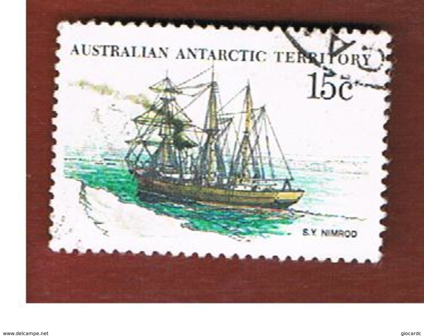 TERRITORI ANTARTICI AUSTRALIANI (AAT AUSTRALIAN ANTARCTIC TERRITORY) SG 42 - 1981 SHIPS: NIMROD   -  USED - Oblitérés