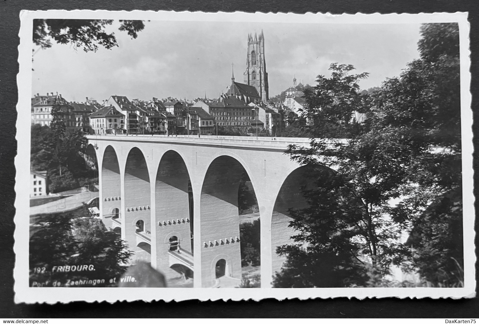 Fribourg Pont Zaeringen Et Ville - Pont-la-Ville