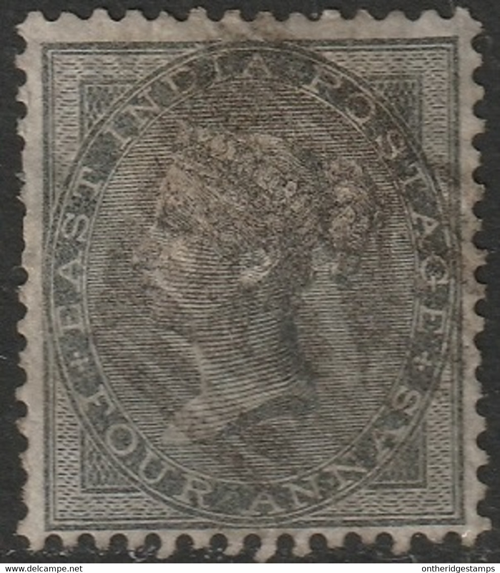 India 1855 Sc 16  Used - 1858-79 Compagnie Des Indes & Gouvernement De La Reine