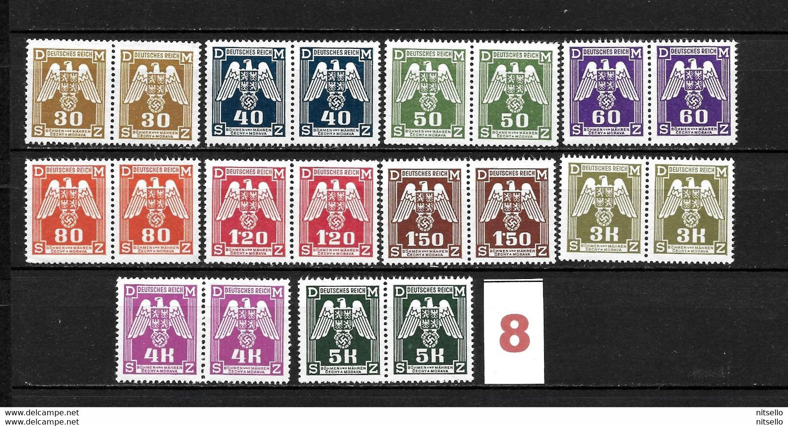 LOTE 2148 /// BOHEMIA Y MORAVIA LOTE NSG ¡¡¡ OFERTA - LIQUIDATION - JE LIQUIDE !!! - Used Stamps