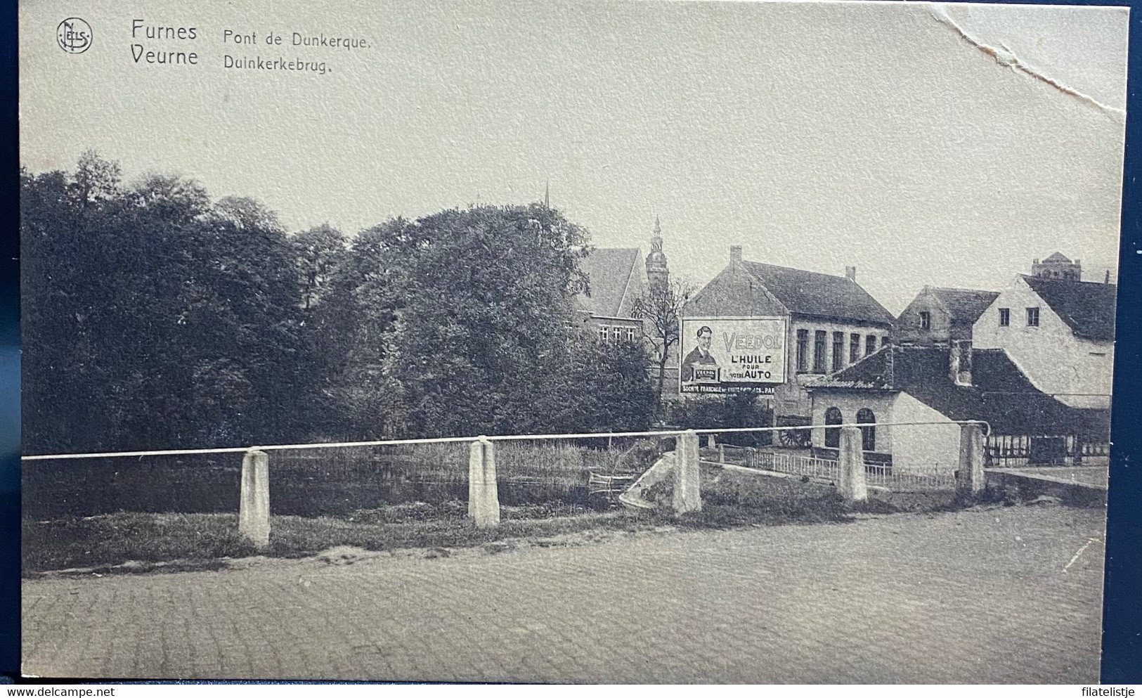 Veurne Vanop De Duinkerkebrug Niet Gelopen ( Kreuk In Rechter Bovenhoek) - Veurne