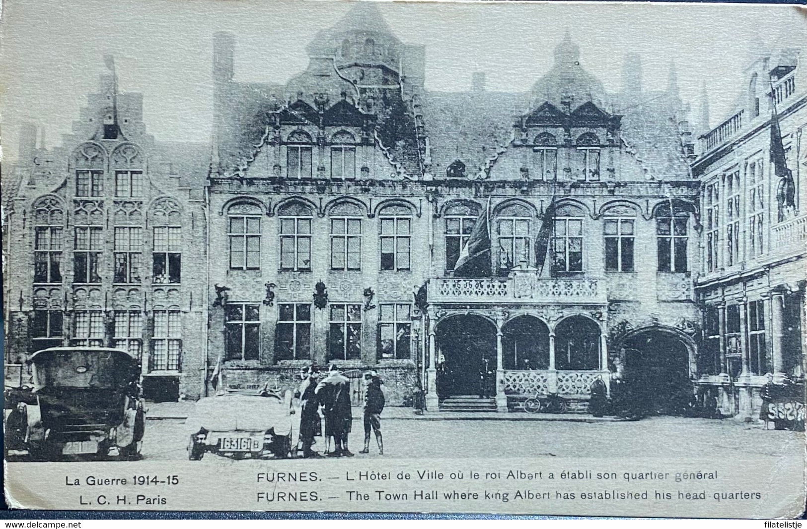 Veurne Stadhuis Tijdens WO I Gelopen - Veurne