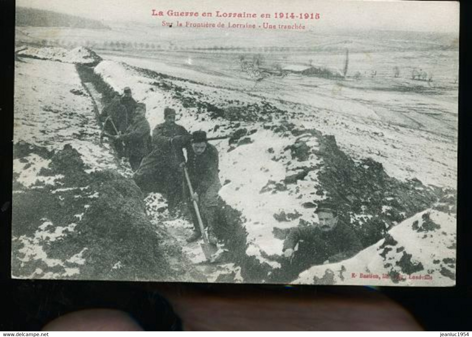 LA GUERRE EN LORRAINE LA TRACHEE    2 EME REGIM ARTILL 54 E BATTERIE                  149 - Autres & Non Classés