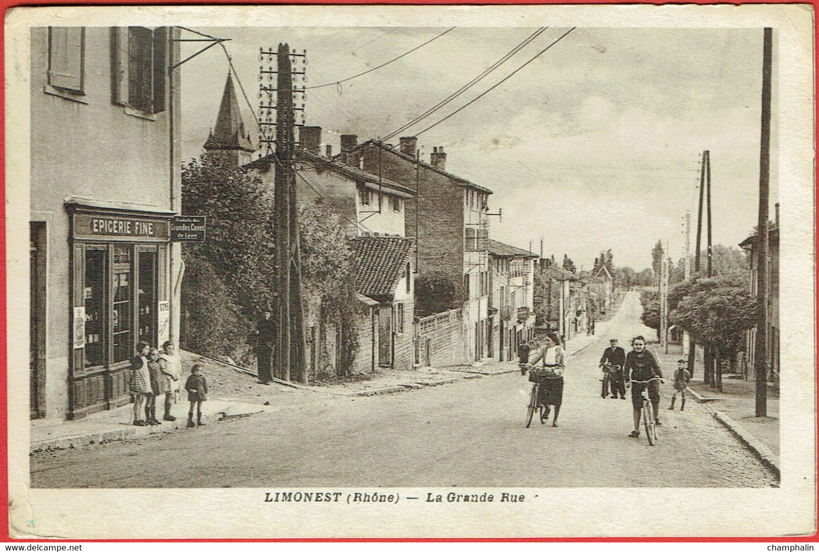 Limonest - La Grande Rue - Commerce Epicerie Fine - CAD - Limonest