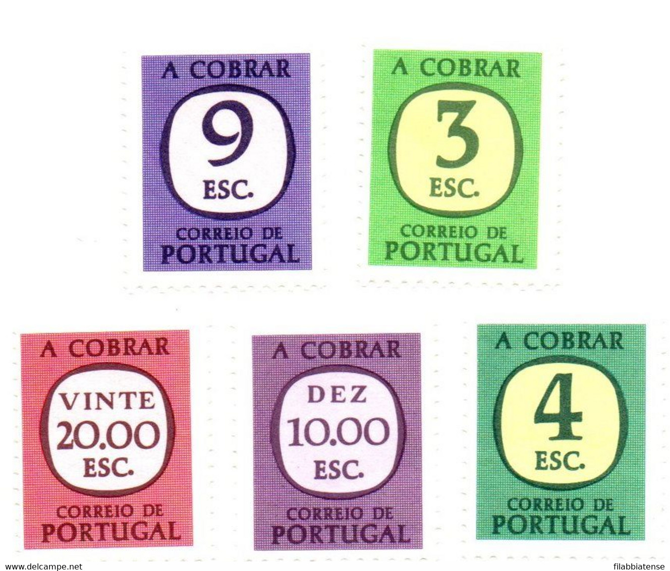 1975 - Portogallo S 79/83 Segnatasse             ------ - Unused Stamps