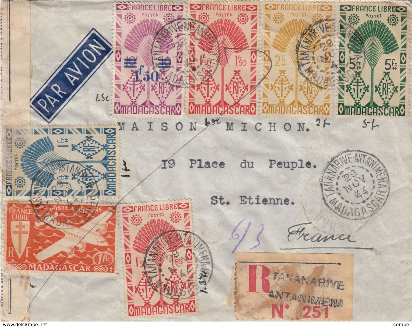 LETTRE. HAUT-SENEGAL ET NIGER. 1910. TOMBOUCTOU. 3c. POUR BOURGES PAR KAYES. 1 TIMBRE AU VERSO - Storia Postale