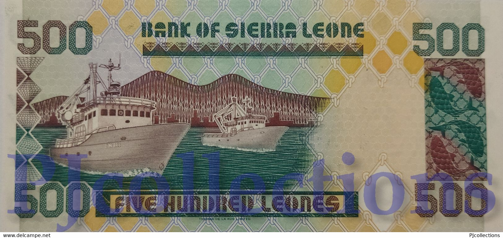 SIERRA LEONE 500 LEONES 1995 PICK 23a UNC - Sierra Leona