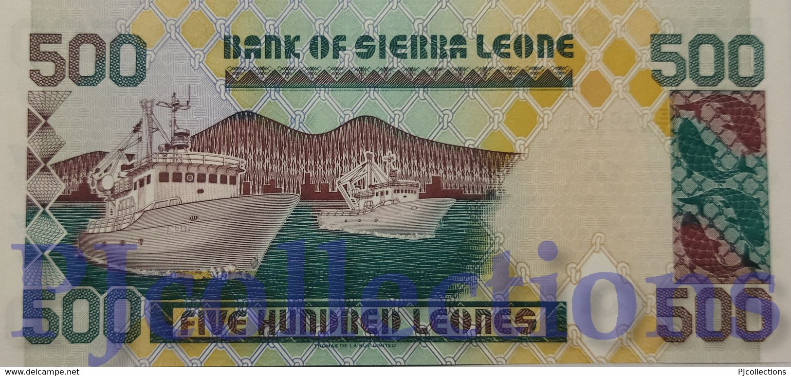 SIERRA LEONE 500 LEONES 1998 PICK 23b UNC - Sierra Leone