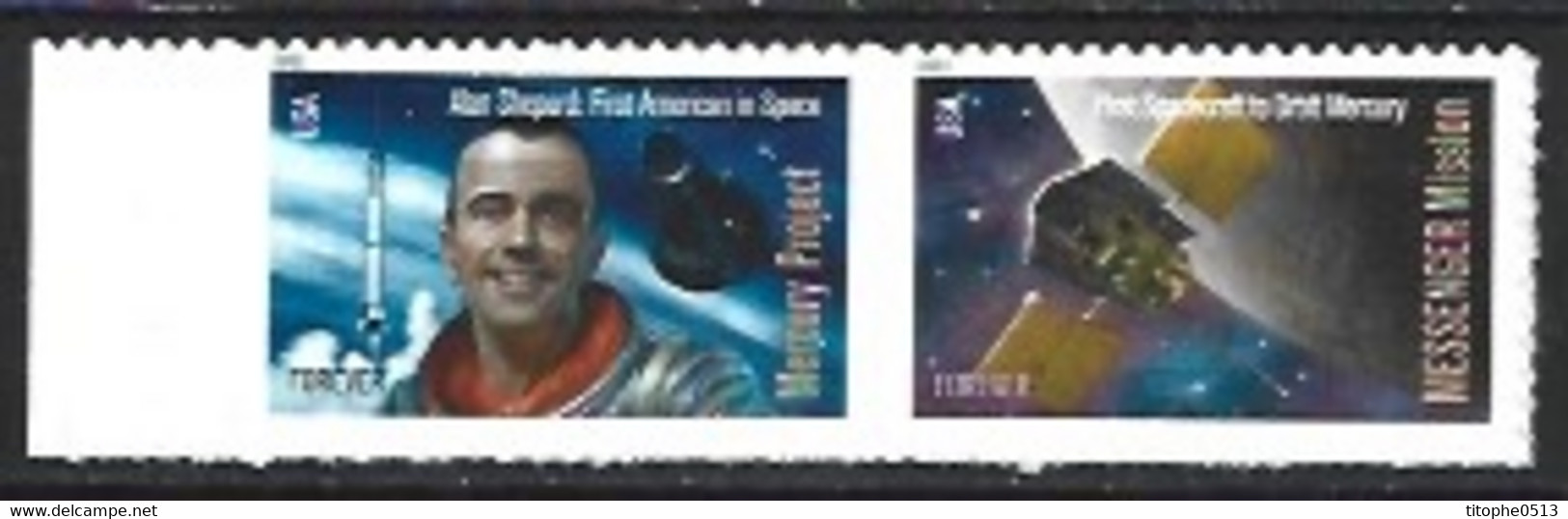 USA. N°4361-2 De 2011. Mercury Project/Messenger Mission. - United States