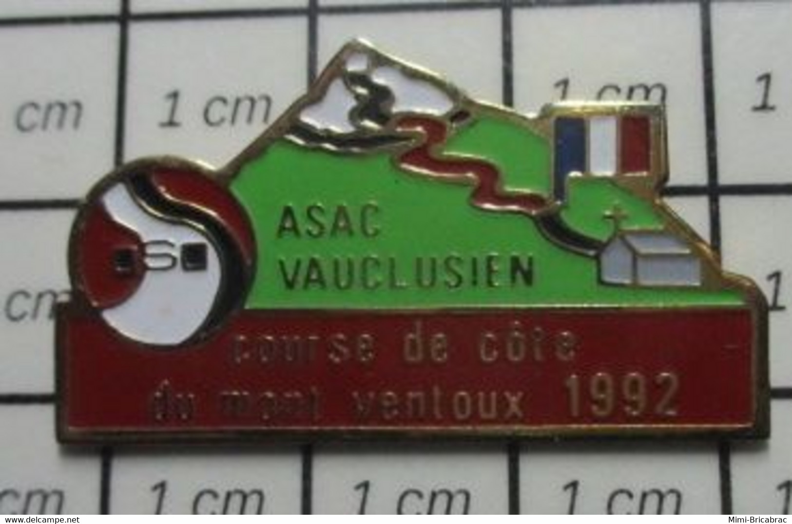 1315c Pin's Pins / Beau Et Rare / SPORTS / AUTOMOBILE RALLYE ASAC VAUCLUSIEN MONT VENTOUX 1992 - Automobile - F1