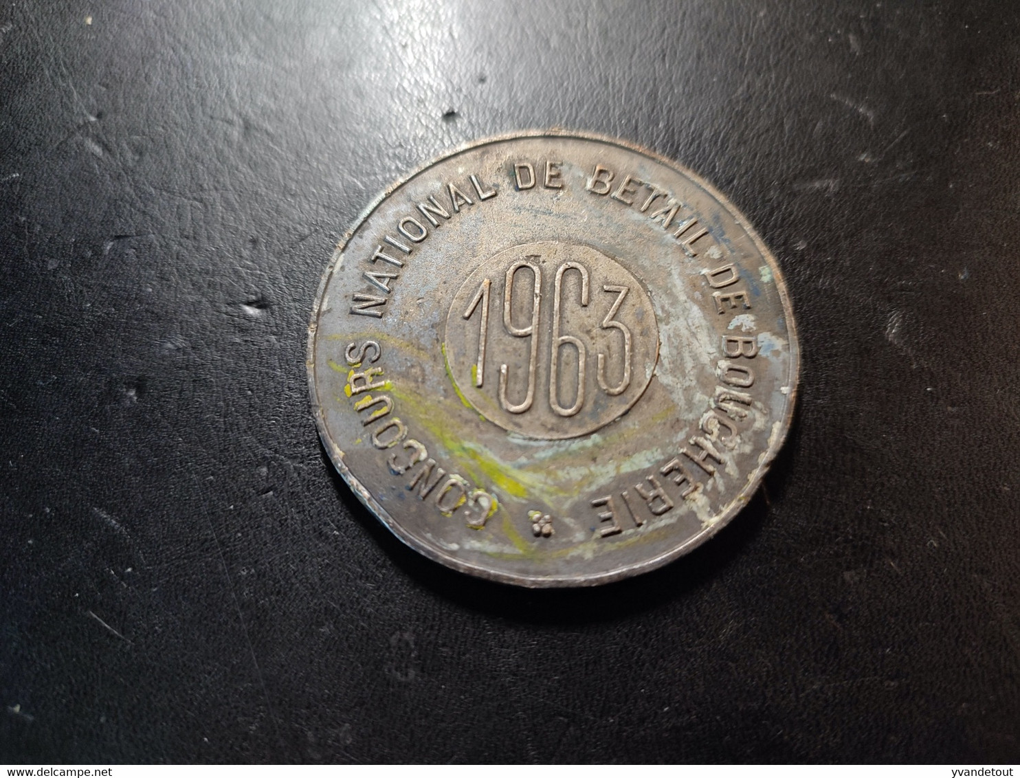 Médaille Abattoirs Et Marchés D'Anderlecht. Concours National De Bétail De Boucherie. 1963 - Oggetti 'Ricordo Di'