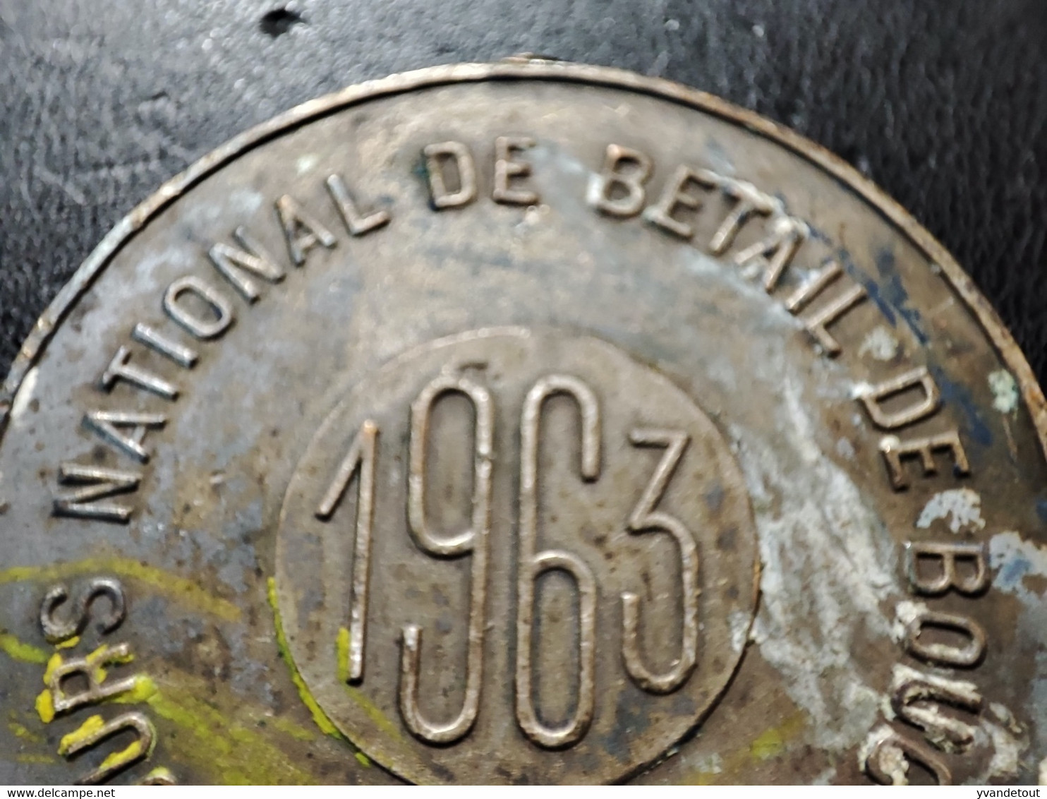 Médaille Abattoirs Et Marchés D'Anderlecht. Concours National De Bétail De Boucherie. 1963 - Souvenirs