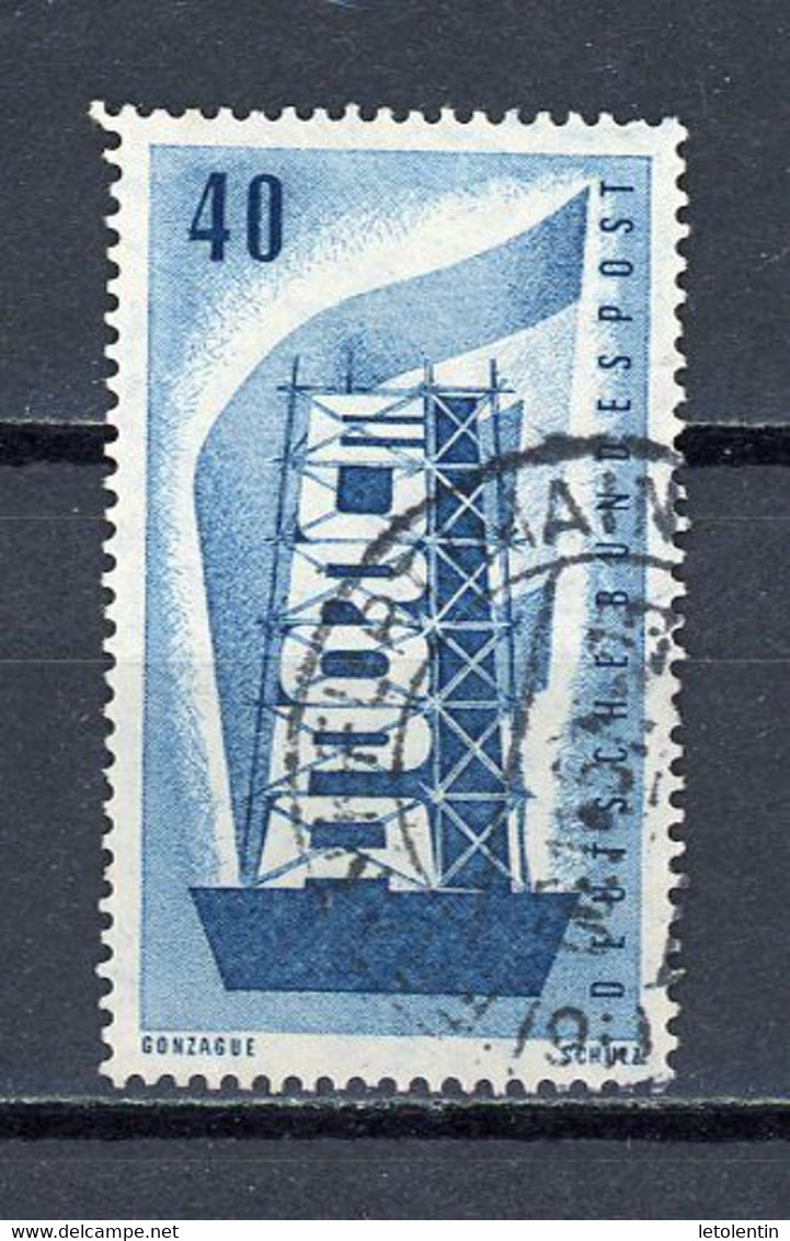 EUROPA 1956 - ALLEMAGNE - N° Yvert 118 Obli. - 1956