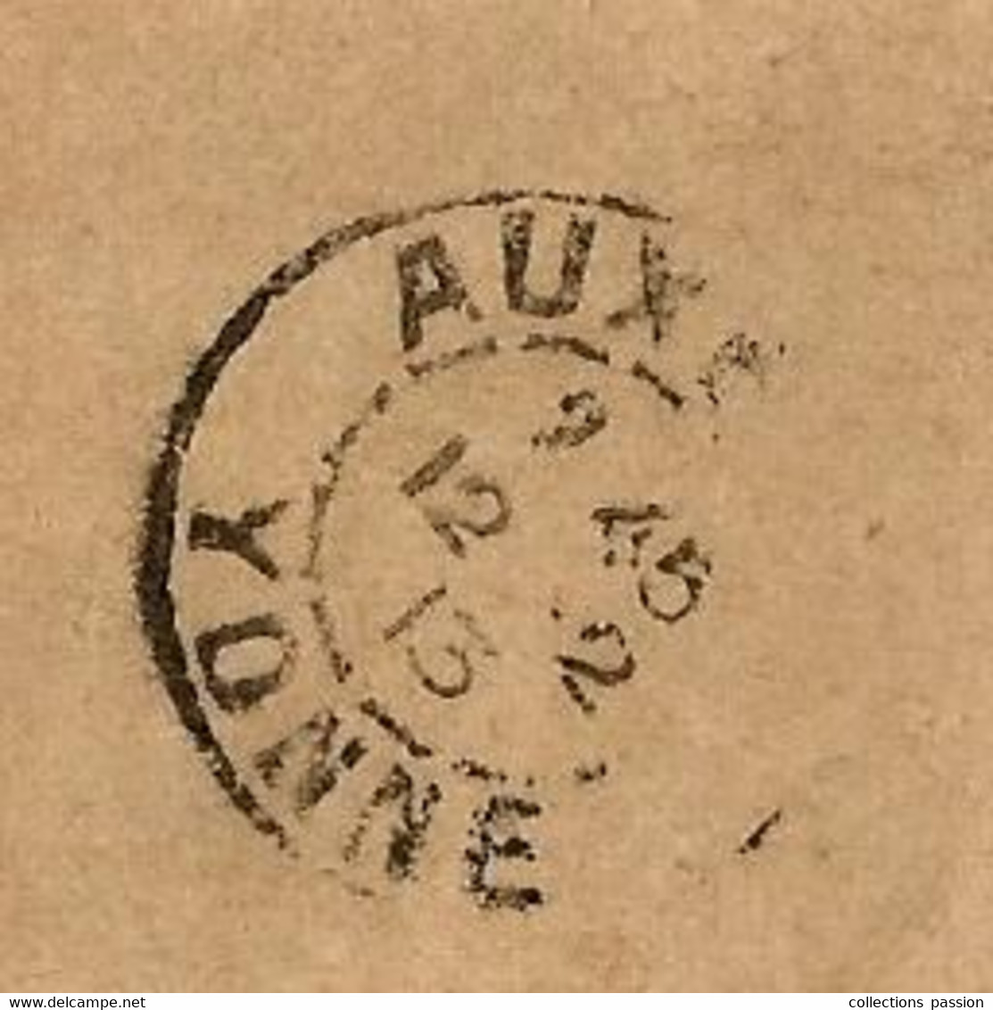 Entier Postal Sur Carte Lettre,  COURSON LES CARRIERES Pour AUXERRE,  YONNE,  1913,  3 Scans - Kartenbriefe