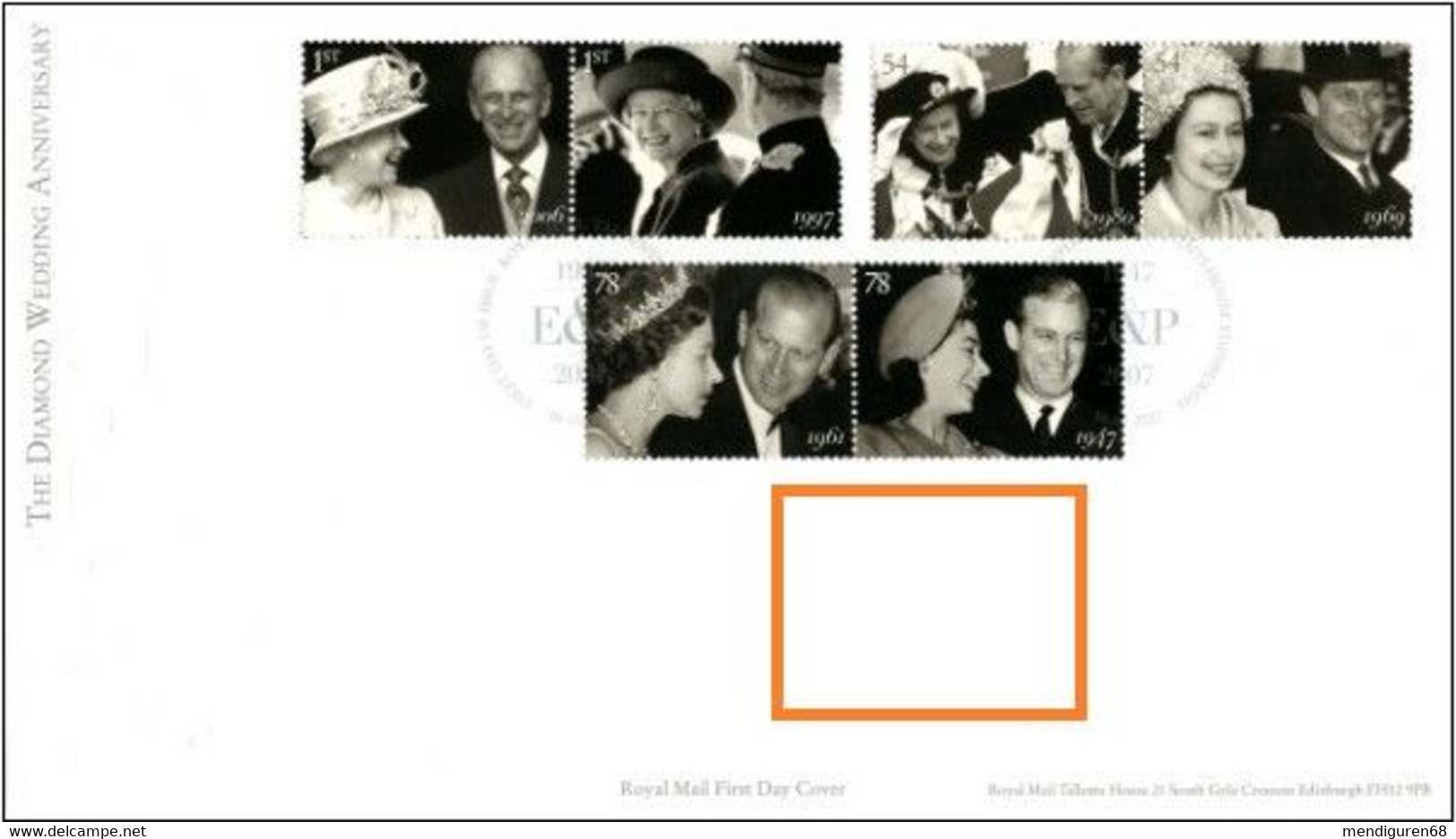 GROSSBRITANNIEN GRANDE BRETAGNE GB 2007 WEDDING ANNIVERSARY SET OF 6V. FDC SG 2780-85 MI 2574-79 SC 2514-19 YT 2939-44 - Lettres & Documents