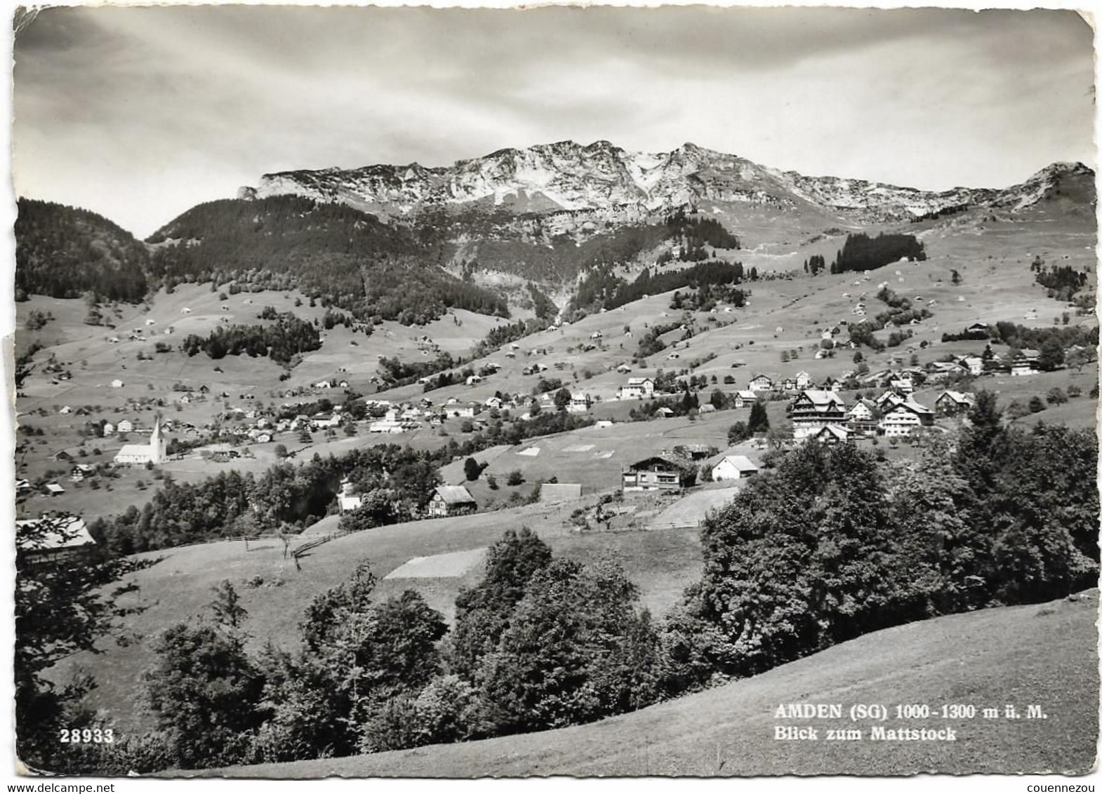 R  1228  AMDEN BLICK ZUM MATTSTOCK - Amden