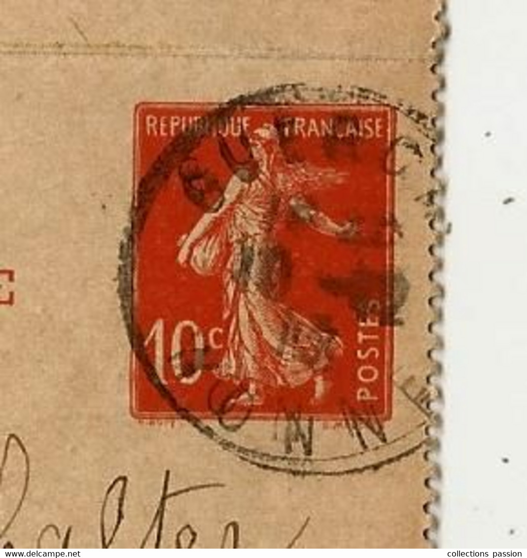 Entier Postal Sur Carte Lettre,  GUERCHY,  Pour AUXERRE,  YONNE,  1913,  3 Scans - Cartes-lettres