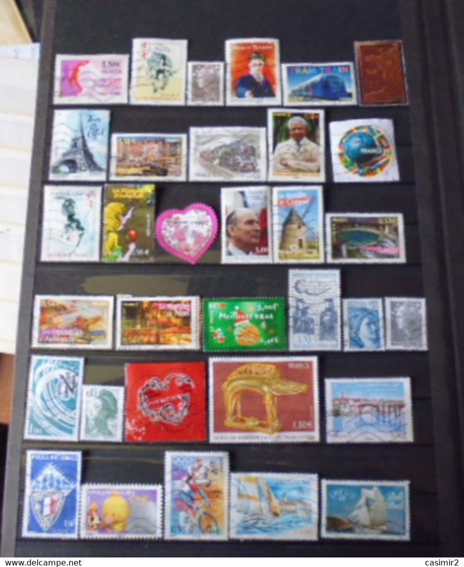 0.10&euro; Le Timbre FRANCE   TIMBRES  OBLITERES  LOT N° 500 - Vrac (max 999 Timbres)