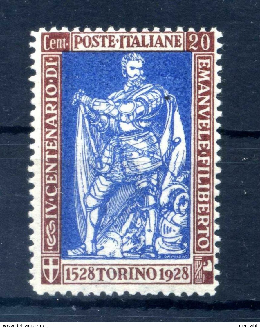 1928 REGNO N.230 MNH ** LUXE Timbrino - Nuovi