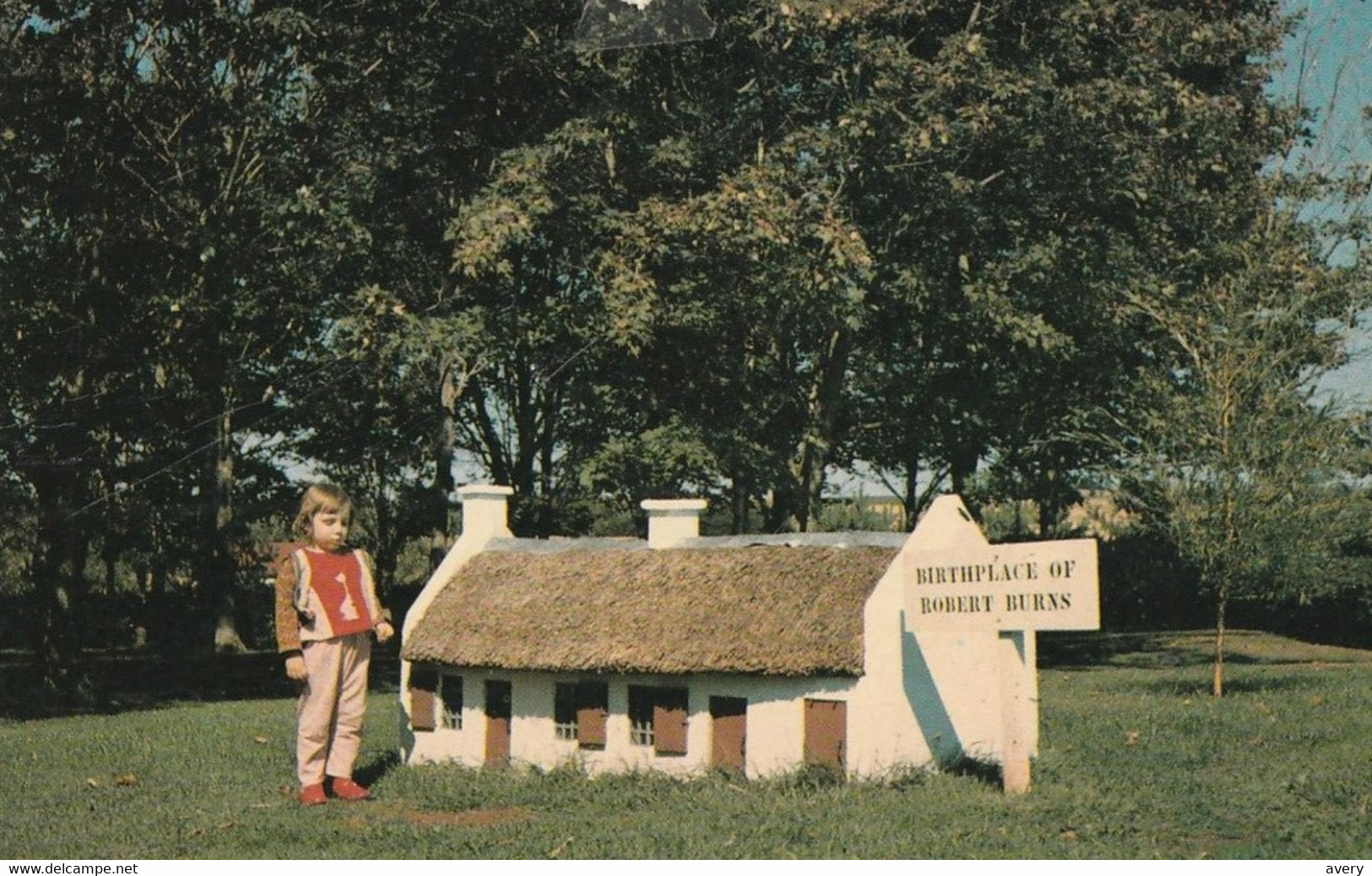 Model Of "Robert Burns' Birthplace, "Woodleigh Replicas", Near Kensington, Prince Edward Island - Autres & Non Classés