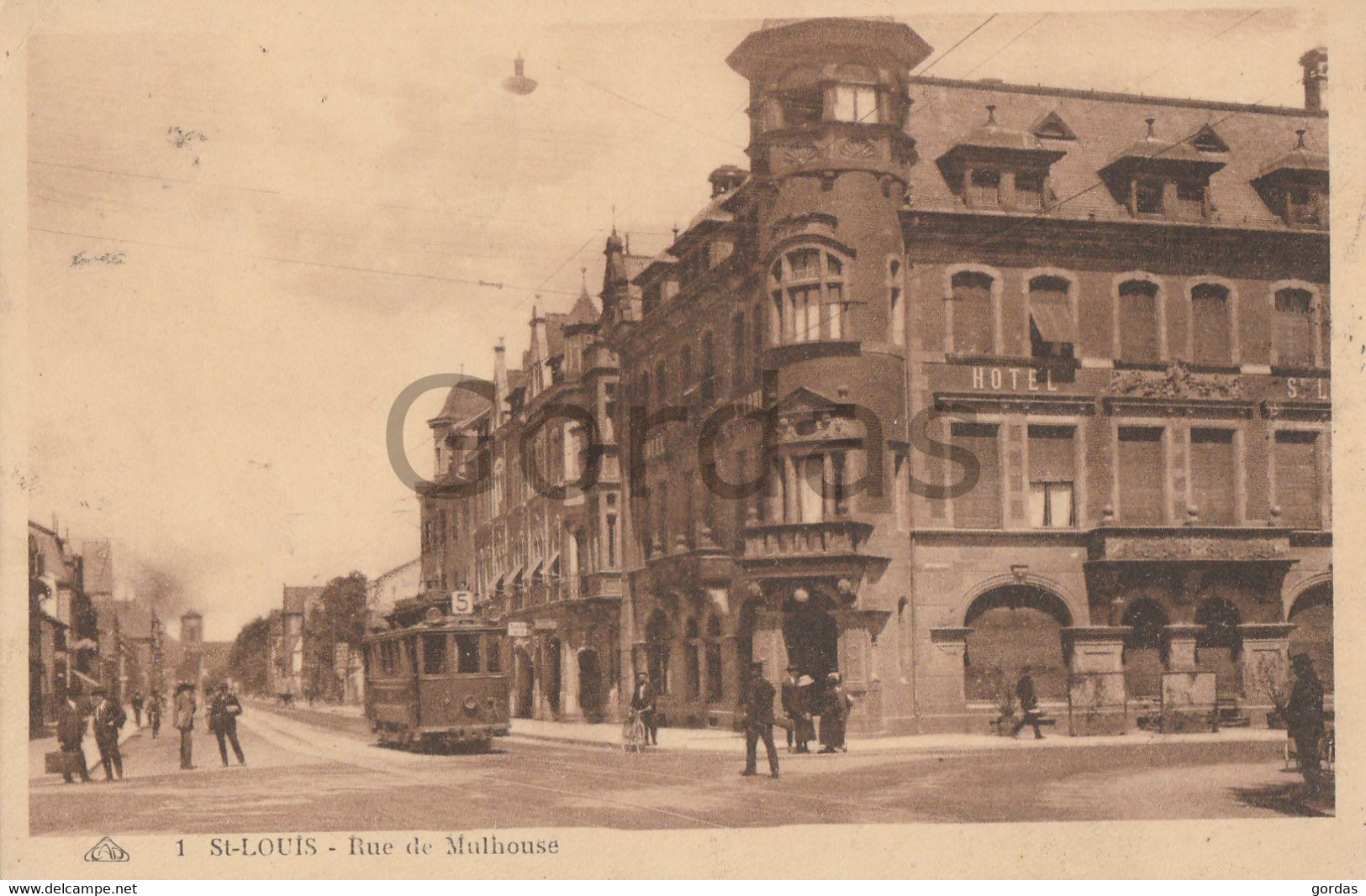 France - Saint Louis - Rue De Mulhouse - Tram - Saint Louis