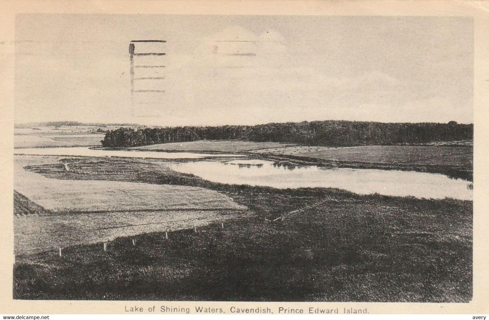 Lake Of Shining Waters, Cavendish, Prince Edward Island Glue On Back  Colle En Dos - Other & Unclassified