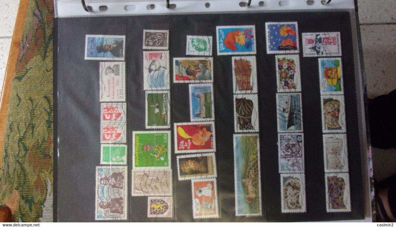 FRANCE LOT OBLITERES 2 SCANS LOT N°3 - Vrac (max 999 Timbres)