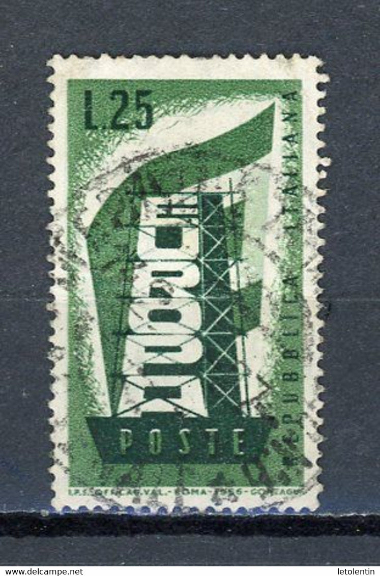 EUROPA 1956 - ITALIE - N° Yvert 731 Obli. - 1956