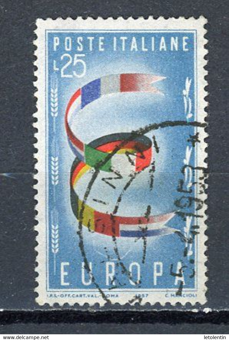 EUROPA 1957 - ITALIE - N° Yvert 193 Obli. - 1957